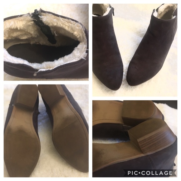 Brown Suede With Fleece - Picture 3 of 3